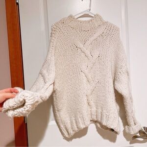 ZARA chunky knit sweater